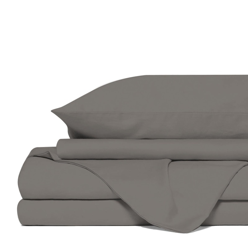 Royal Comfort 1500TC Cotton Rich Fitted 4 PC Sheet sets King Stone