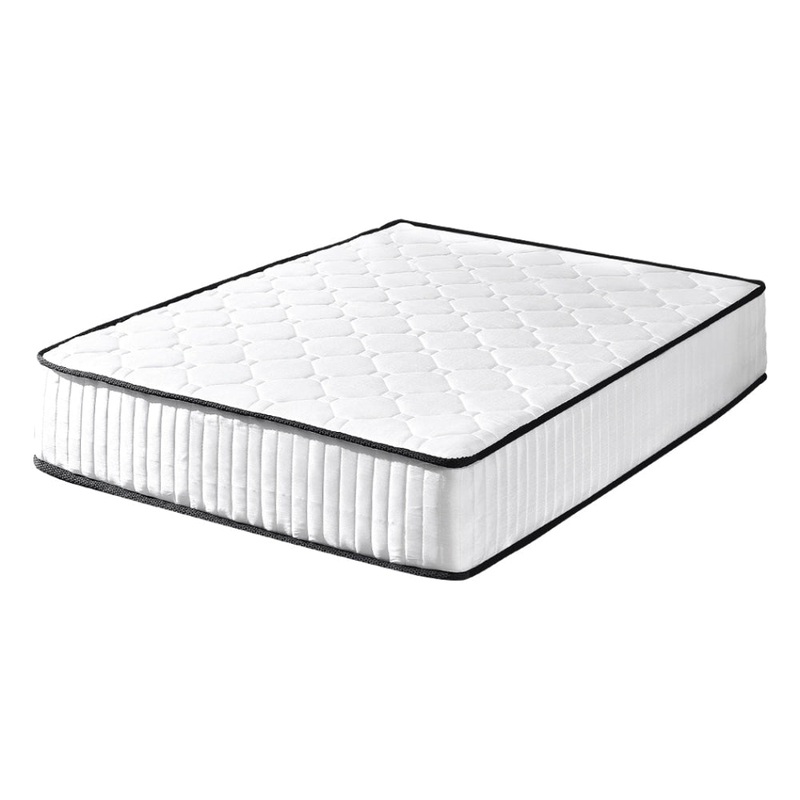 Dreamz Spring Mattress Bed Pocket 5 Zoned Foam Medium Firm Super King Size 20CM