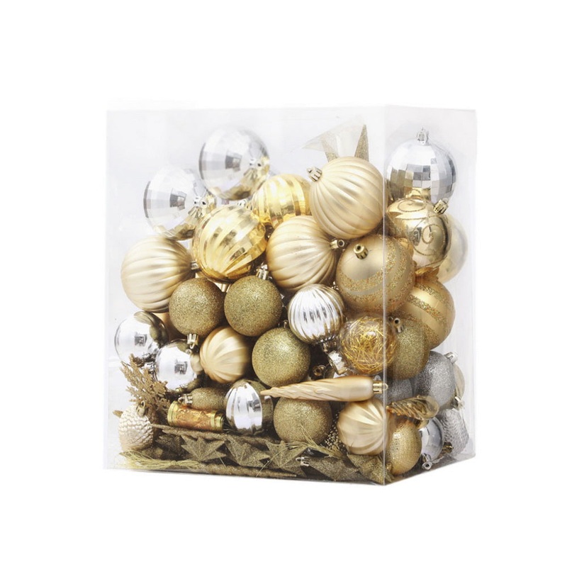 125pcs Christmas Tree Decorations Set Baubles OrnamentsParty