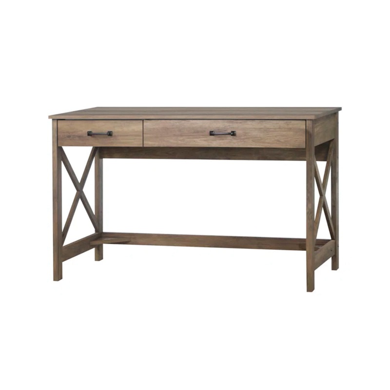 Breg Wooden Home Office Computer Working Desk 120cm Rustic Oak