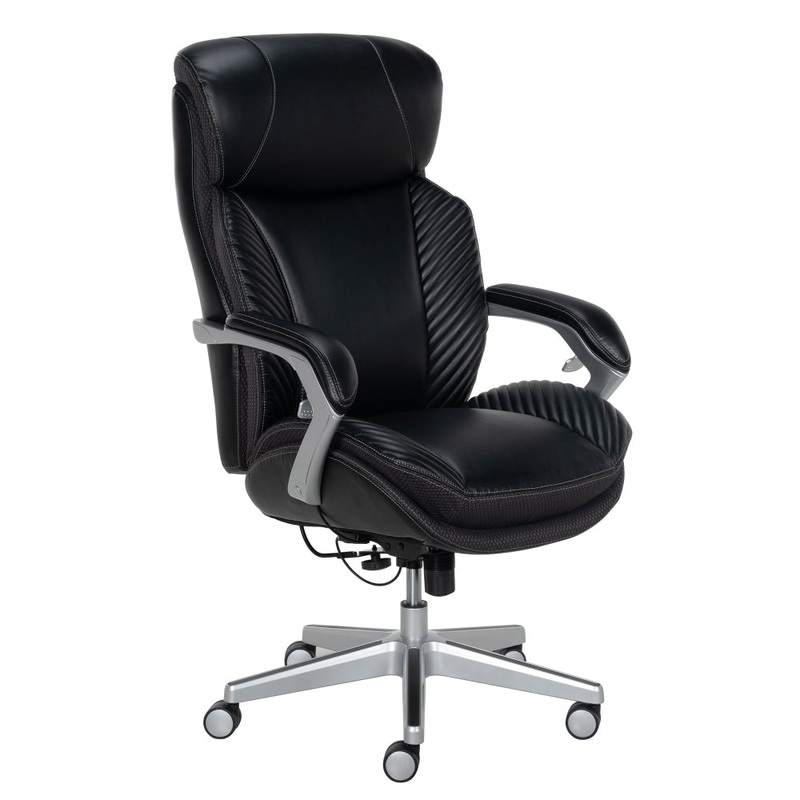 iComfort B&T Executive PU Leather Home Office Computer Working Chair Black