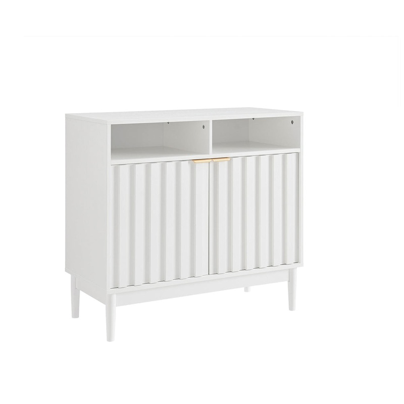 Tenjin Wooden 2-Door Sideboard Buffet Unit Storage Cabinet White