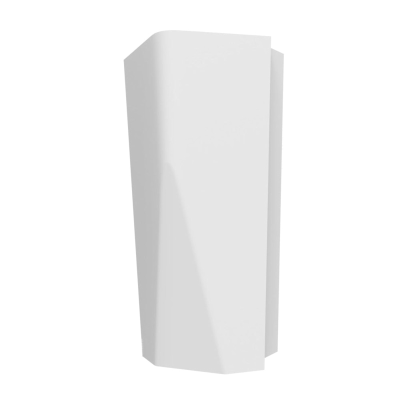 WIG Wall Light Surface Mounted Up/Down 11W Wedge White 3000K IP65 Alternative Beam 370LM