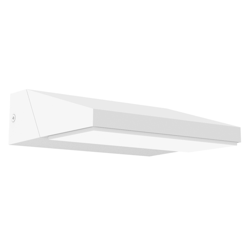 PLANA Wall Light Surface Mounted 13W AdjstusTable Lamp Wedge White 3000K IP65 650LM
