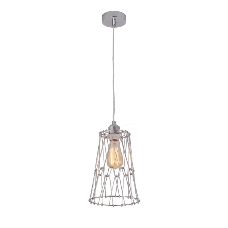 PLIER Pendant Lamp Light Interior ES 40W Adjustable Shape Chrome OD255-530mm