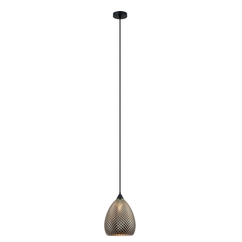 RICTUS Pendant Lamp Light Interior ES Chrome (Glass) Ellipse with Segments OD225mm