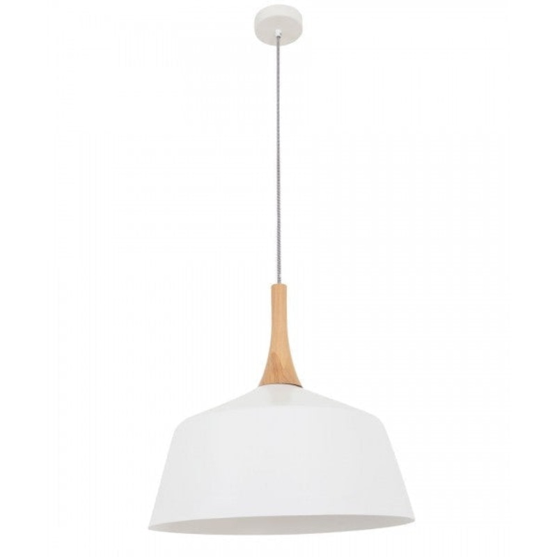 NORDIC Pendant Lamp Light Interior ES White Large Angled Dome OD560mm