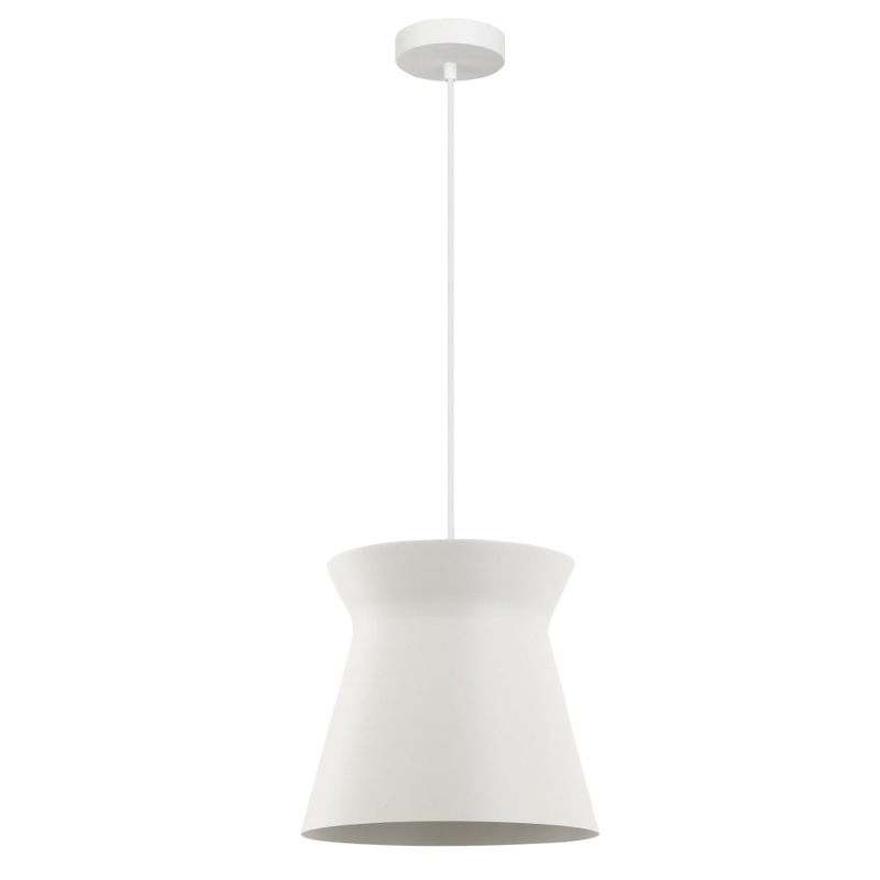 DIABLO Pendant Lamp Light Interior ES OD250mm H235mm White Cone (Flat Top)