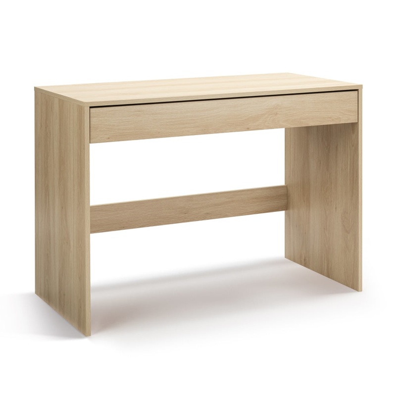Marias Computer Study Home Office Desk W/ 1-Drawer - Oak