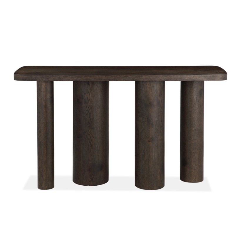 Angelo Wooden Dark Oak Veneer Hallway Console Hall Table Coffee