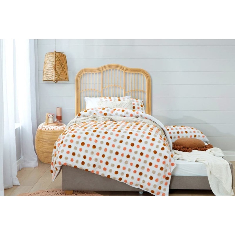 Moria Rattan Eco Friendly Bed Head Headboard Single Size - Natural
