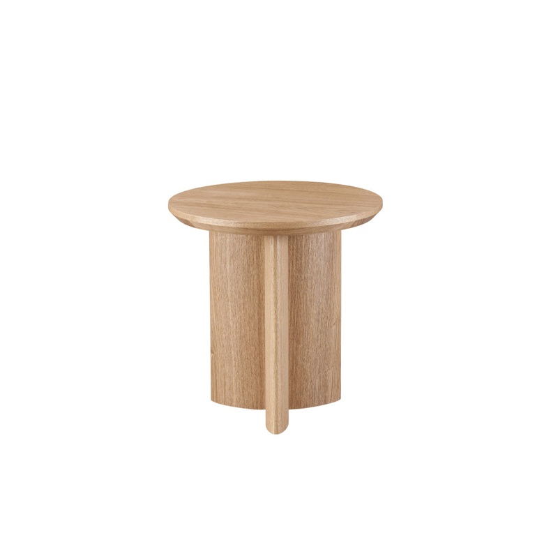 Bexley Classic Wooden Veneer End Lamp Side Table Natural