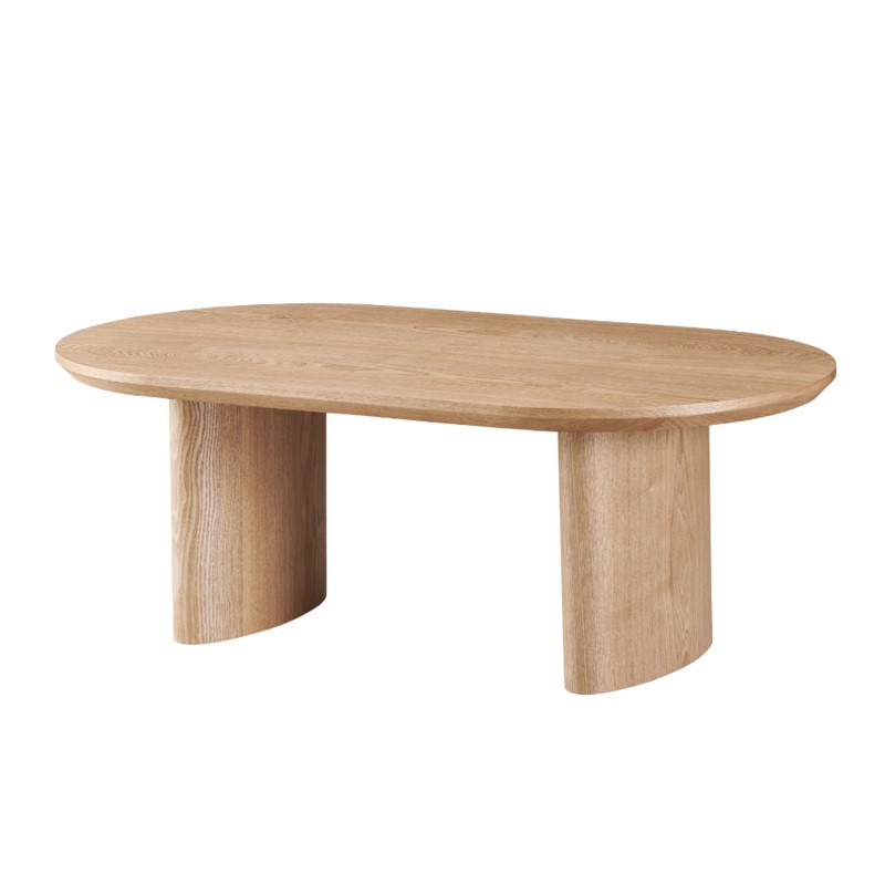 Bexley Classic Wooden Veneer Kitchen Dining Table 220cm Natural