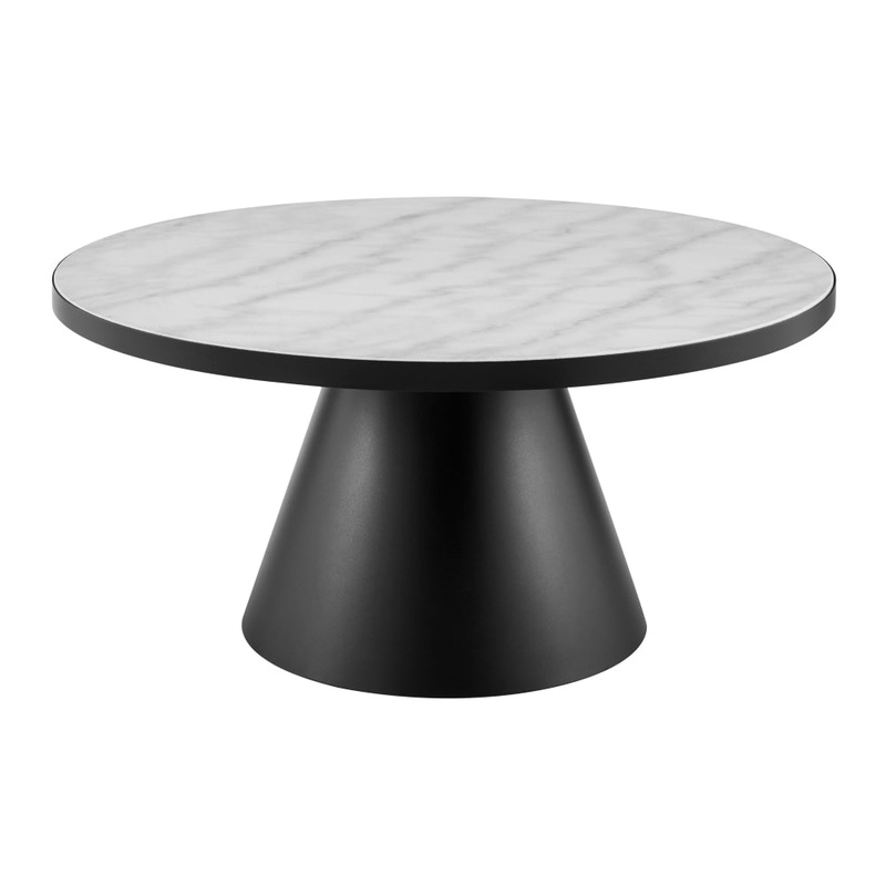 Soli Coffee Table - Black/White, Large