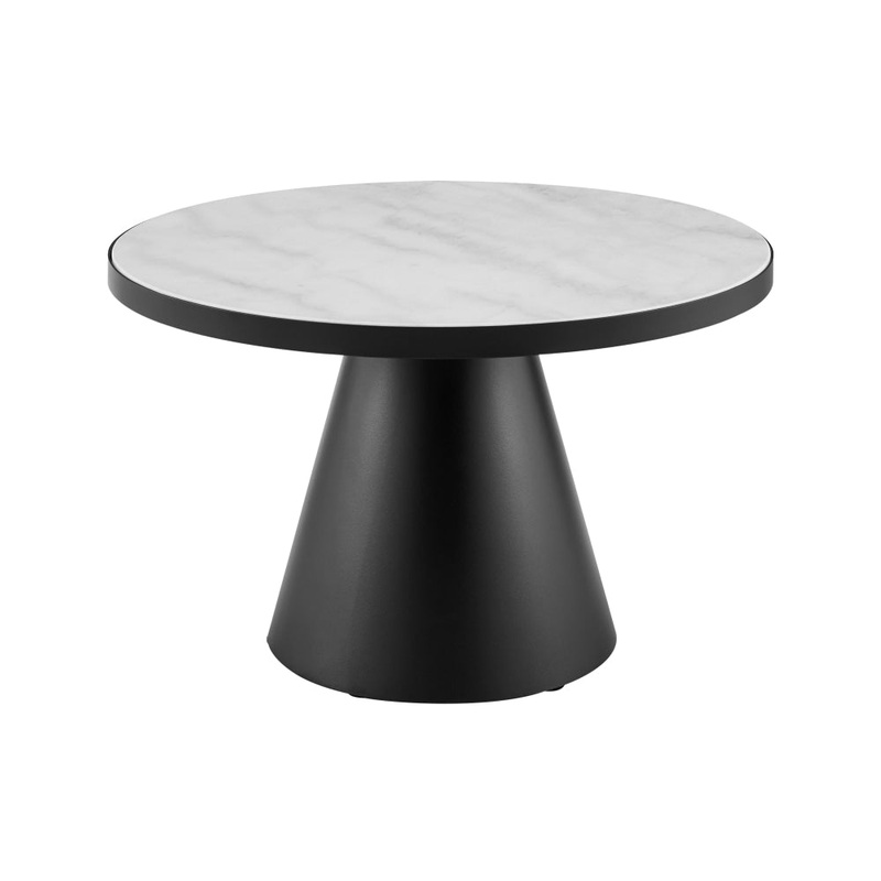 Soli Coffee Table - Black/White, Small