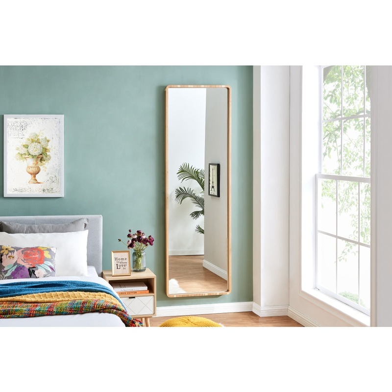 Axel Floor Mirror - Ash White