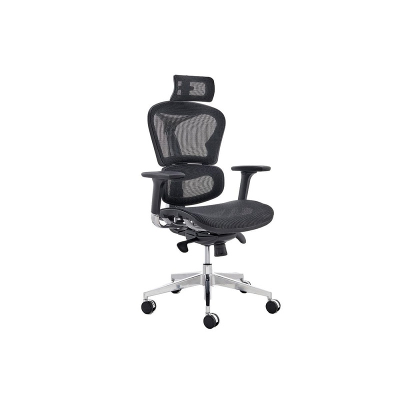 Morgan Office Computer Work Task Chair - Black Frame/ Black