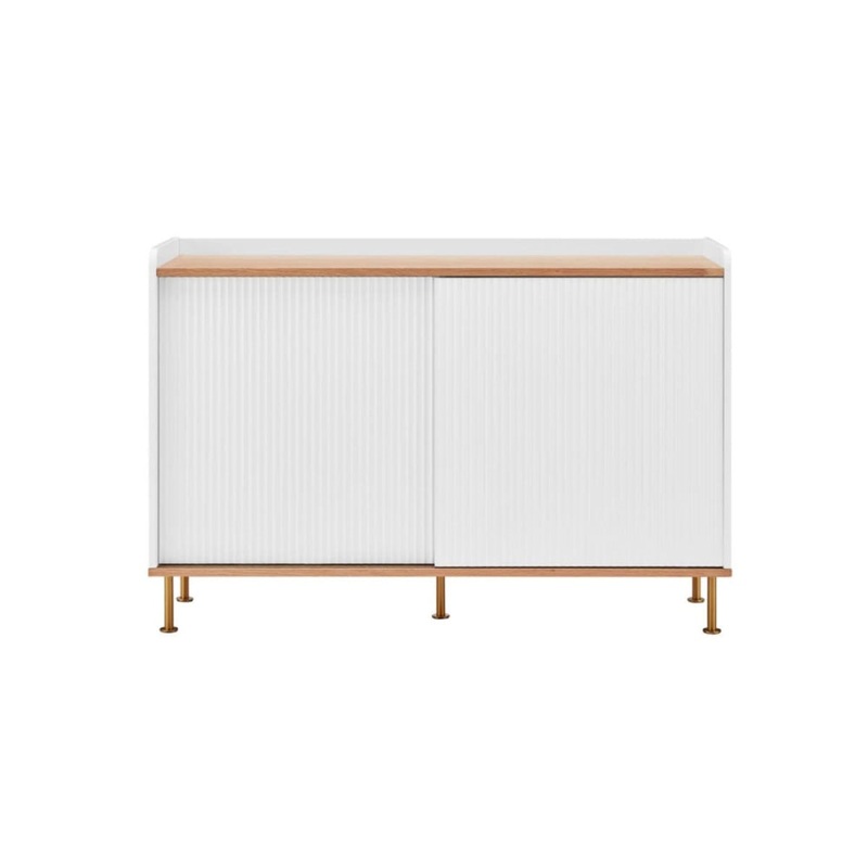 Sao Paulo Buffet Unit Sideboard Storage Cabinet - White