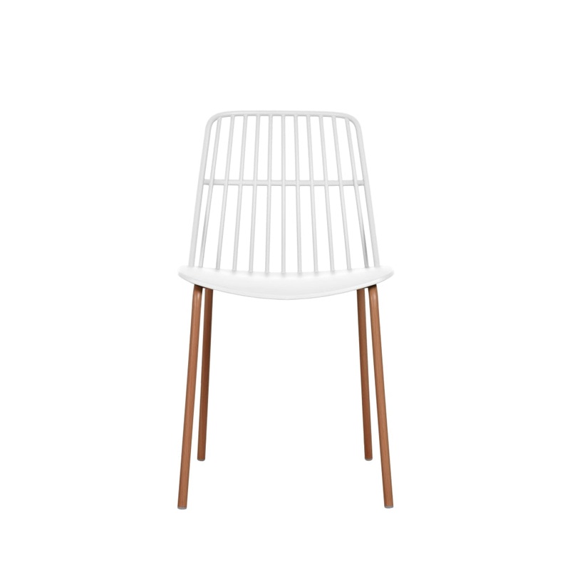 Set of 2 Betty Kitchen Dining Chairs - White