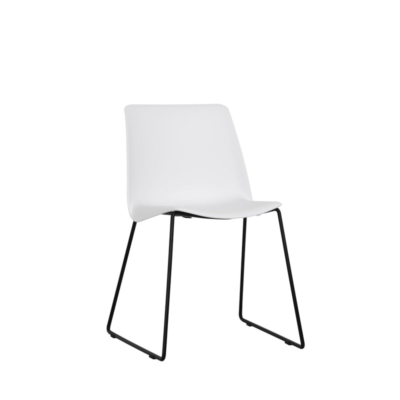 Set of 2 Timothy Kitchen Dining Chairs - White