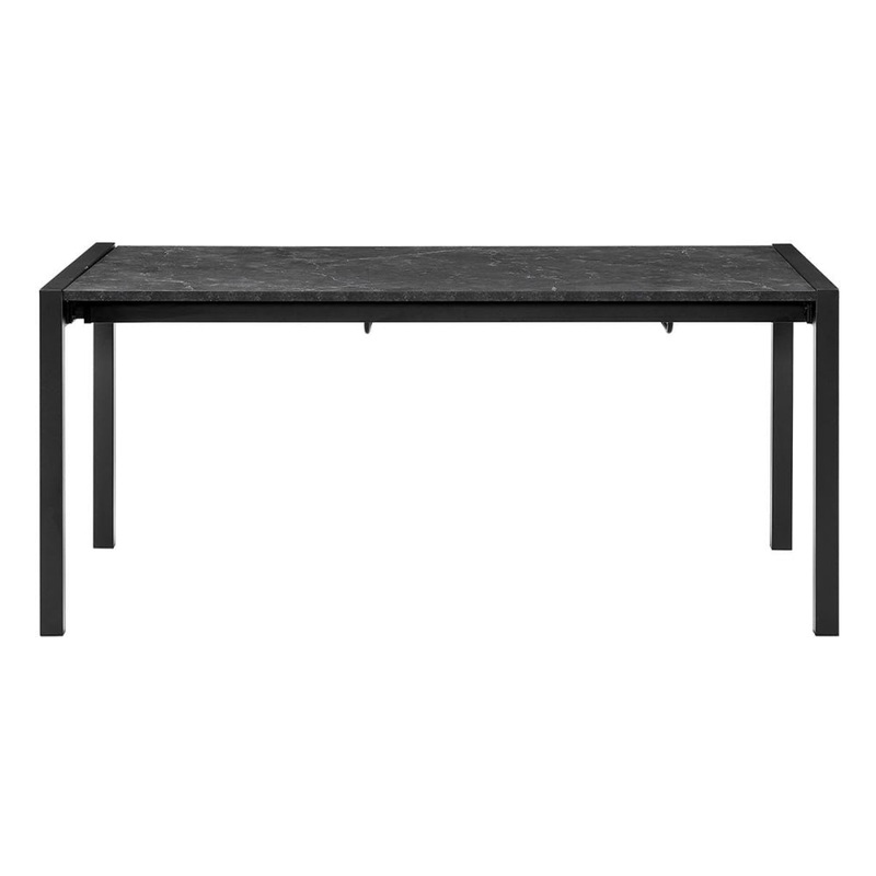 Bicca Modern Wooden Extendable Kitchen Dining Table 160-240cm - Ceramic