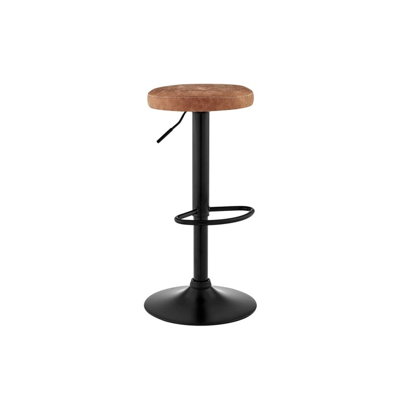 Jackson PU Leather Height Adjustable Kitchen Counter Bar Stool - Tan