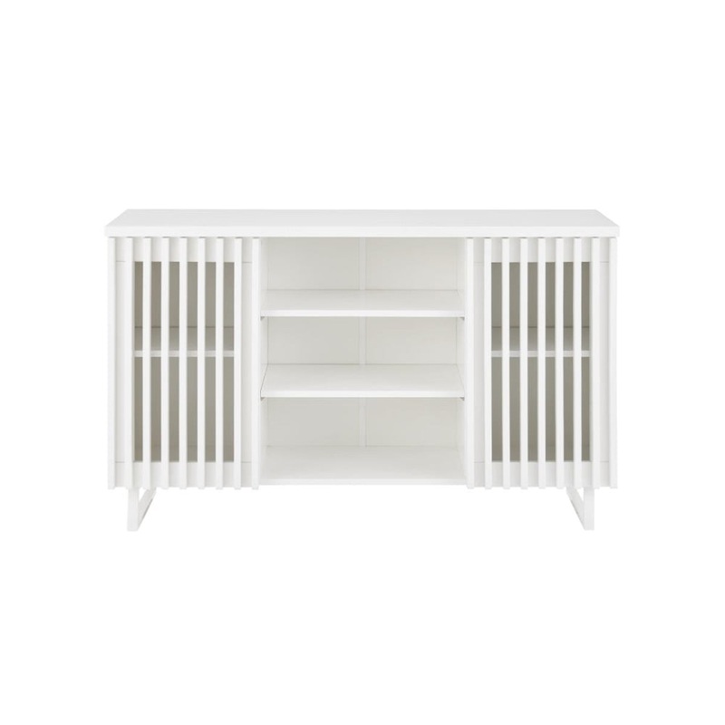 Manila Buffet Unit Sideboard Storage Cabinet - White