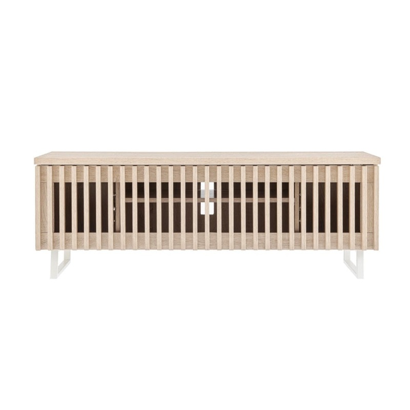 Manila Lowline Entertainment Unit TV Stand Storage Cabinet 120cm  - Natural
