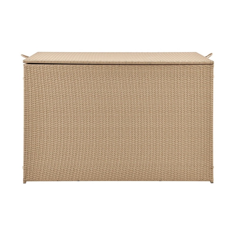 Safra Outdoor Storage Garden Woven Box Large - Natural