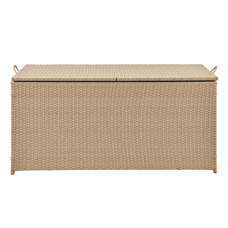 Safra Outdoor Storage Garden Woven Box Small - Natural