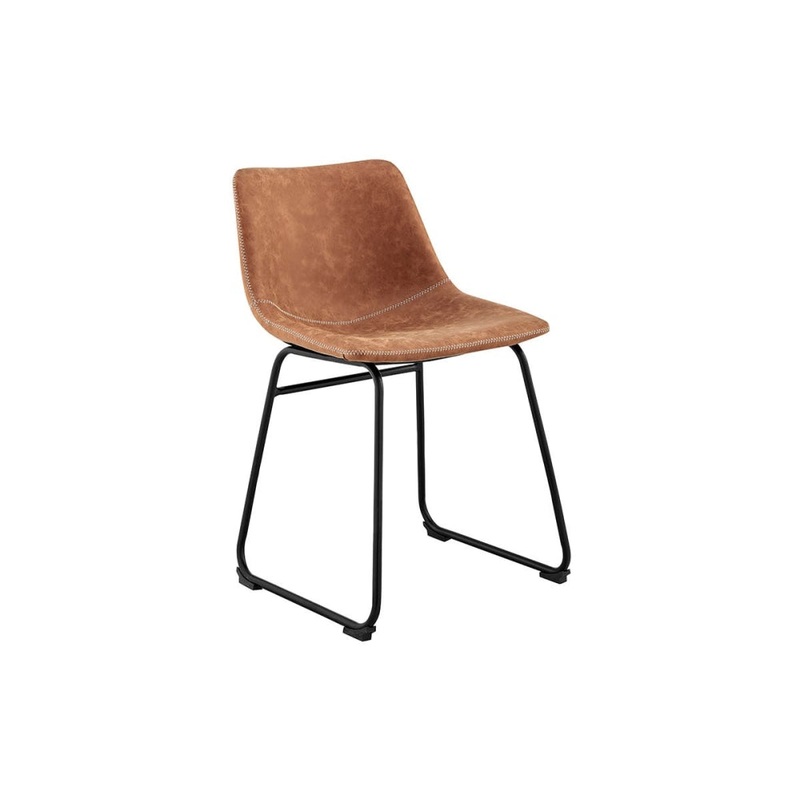 Set of 2 Jackson Kitchen Dining Chairs - Tan