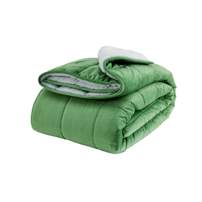 Sherpa Weighted Blanket - Jade, 7 KG