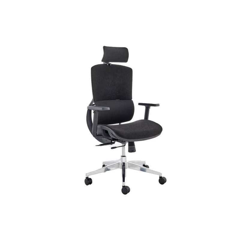 Emerson Office Computer Work Task Chair - Black Frame/ Black