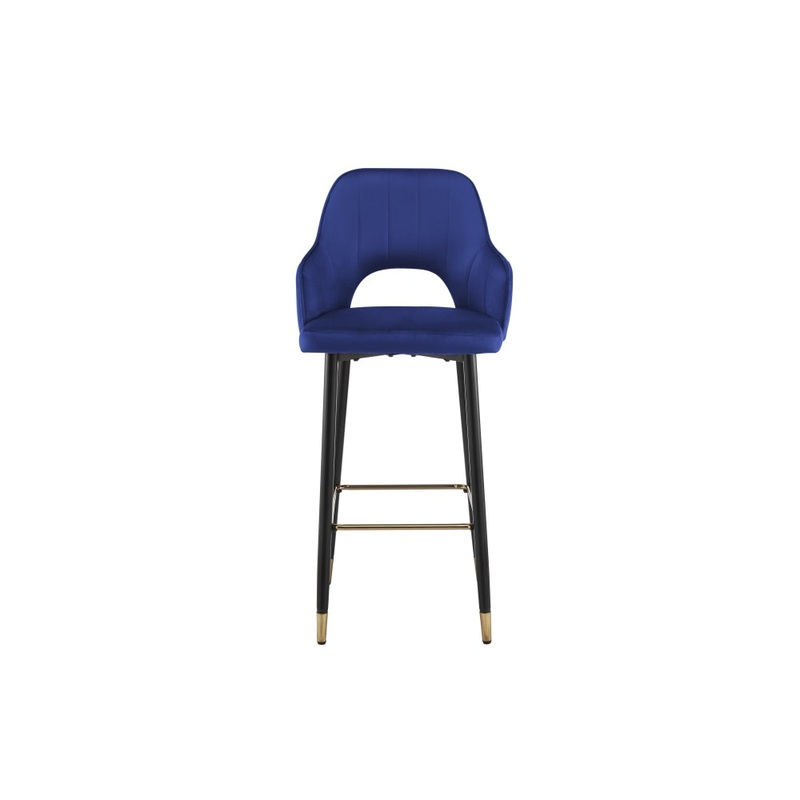 Set of 2 Jordyn Kitchen Counter Bar Stools - Navy