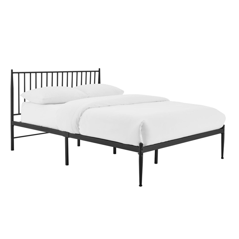 Dallas Bed Frame - Black, Single