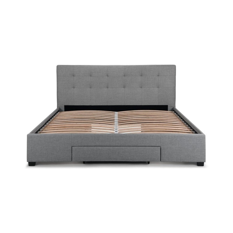 Manarola Collection 3 Drawer Bed Frame - Grey, Double