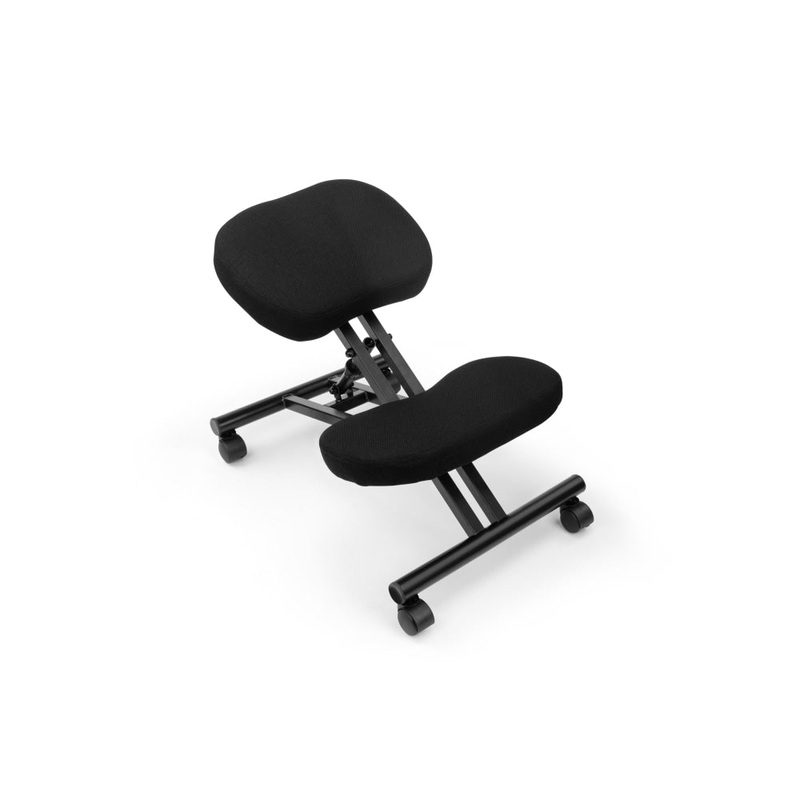 Office Computer Work Task Kneeling Chair - Black/Black
