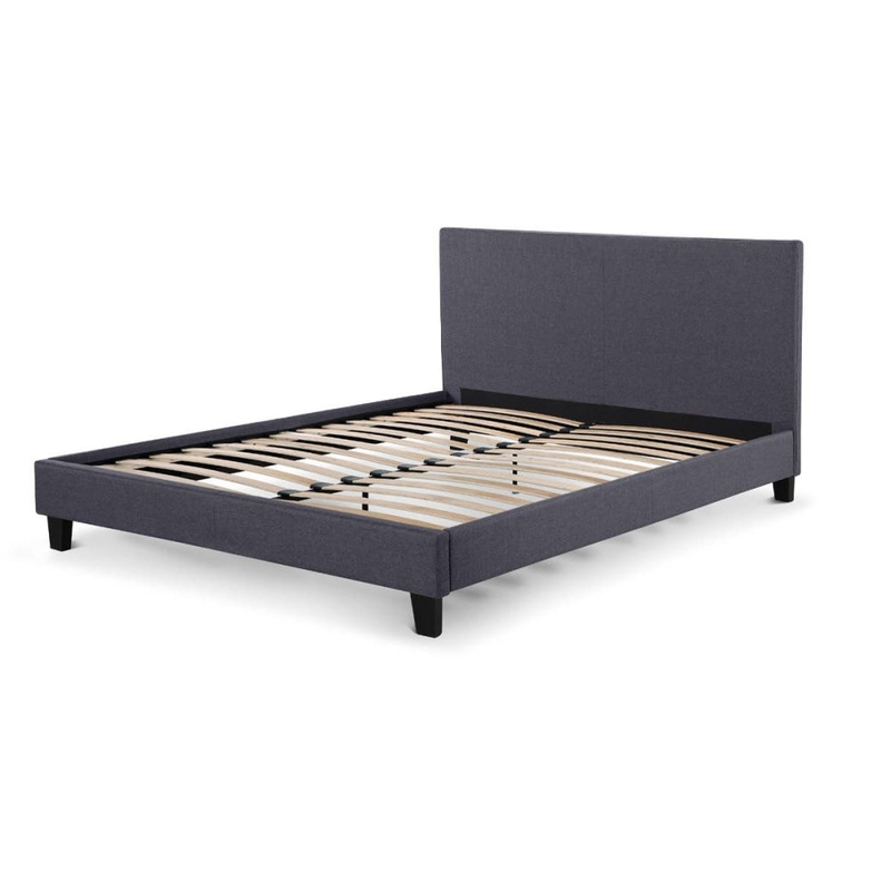Ravello Collection Bed Frame King Size - Charcoal Grey