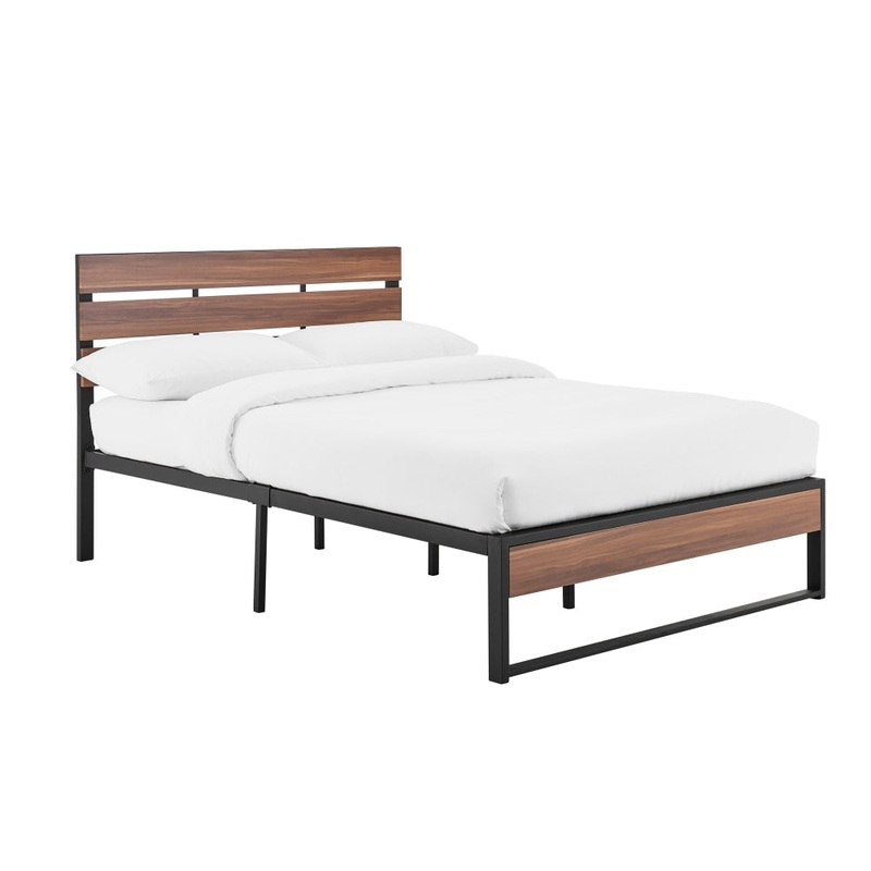 San Antonio Bed Frame - Walnut, Double