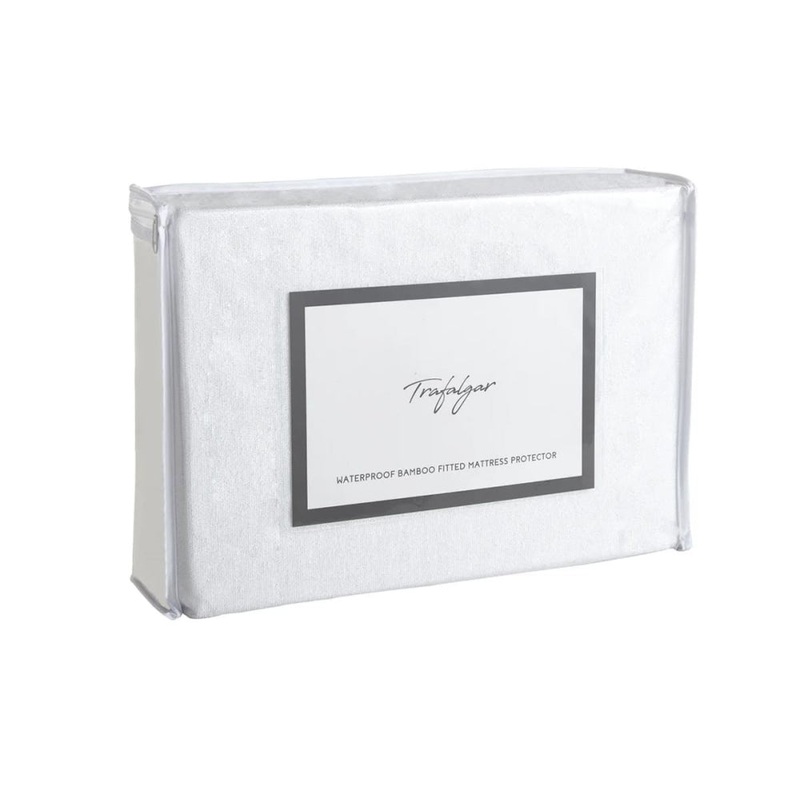 Trafalgar Waterproof Bamboo Fitted Mattress Protector - Single