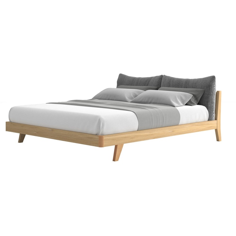 Jolene Danish Wooden Bed Frame W/ Headboard Pillows King Size