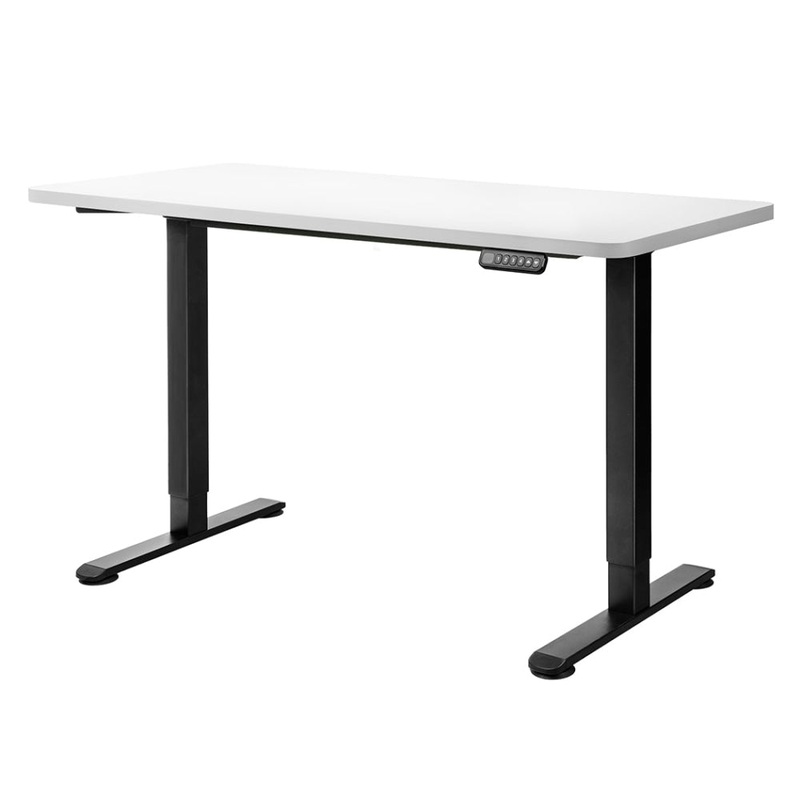 Levede Motorised Standing Desk Adjustable Electric Sit Stand Dual Motor 120CM Black White