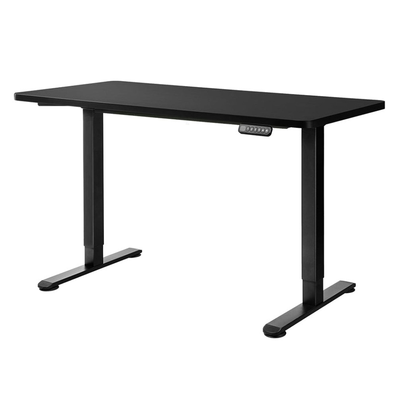 Levede Motorised Standing Desk Adjustable Electric Sit Stand Dual Motor 140CM Black