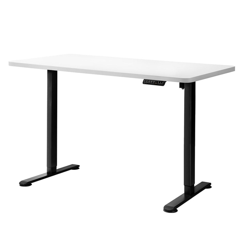 Levede Motorised Standing Desk Height Adjustable Electric Sit Stand Table 140CM Black White